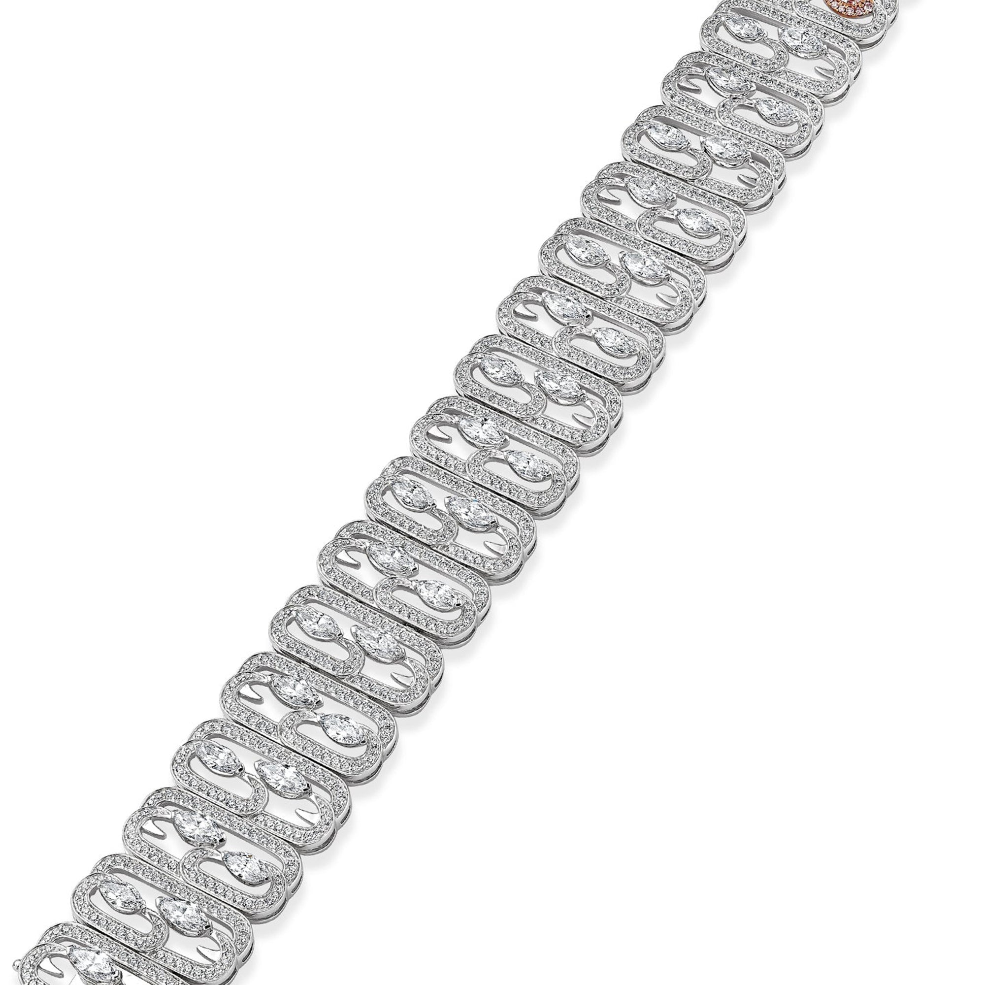 Secret Garden New Beginnings Diamond Platinum Bracelet
