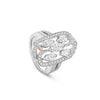 Secret Garden Platinum Marquise Pink Diamond Ring