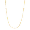 Secret Garden Laburnum Long Yellow Gold Necklace