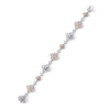 Be Boodles Platinum and Rose Gold Diamond Bracelet