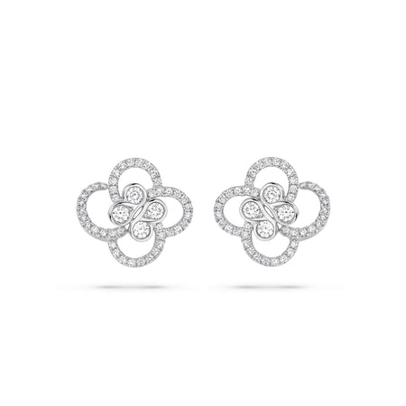 Be Boodles Platinum Diamond Earrings