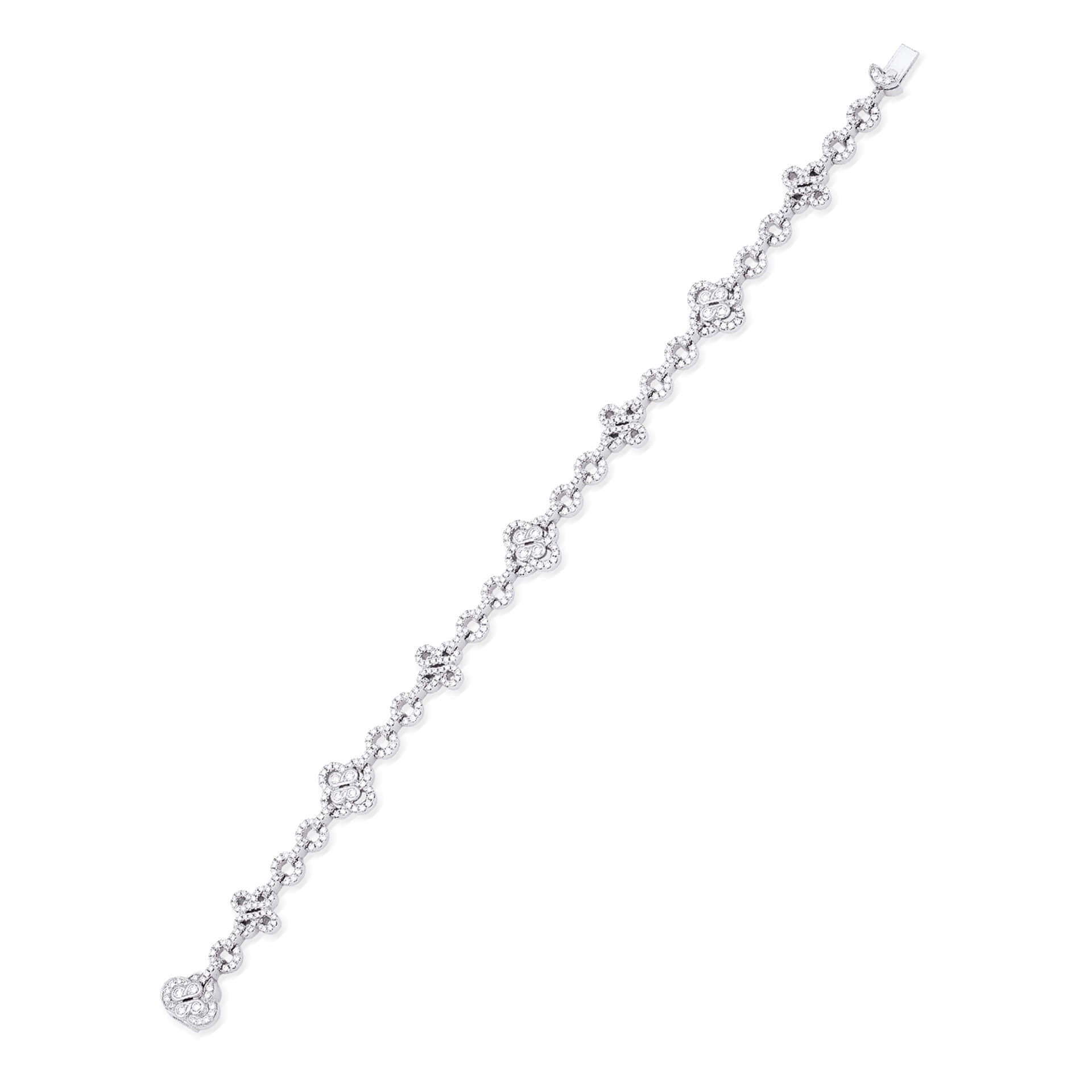 Be Boodles Platinum Diamond Bracelet