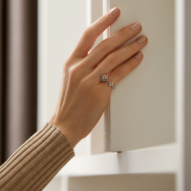 Be Boodles Platinum Diamond Pinky Ring