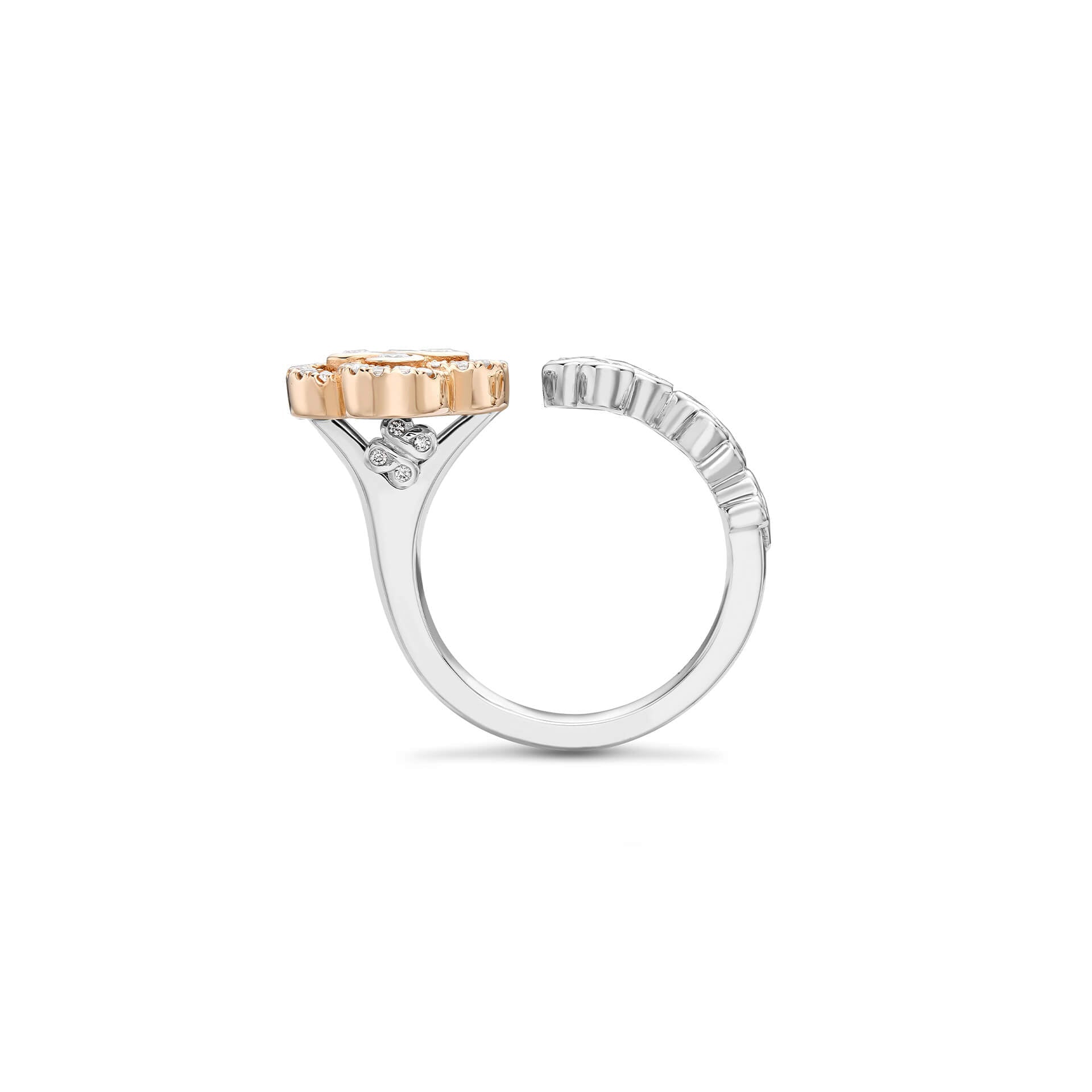 Be Boodles Platinum Diamond Pinky Ring