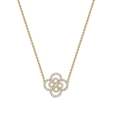 Be Boodles Double Motif Yellow Gold Pendant
