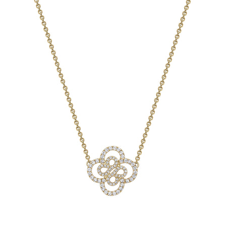 Be Boodles Double Motif Yellow Gold Pendant