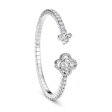 Be Boodles Platinum Diamond Bangle