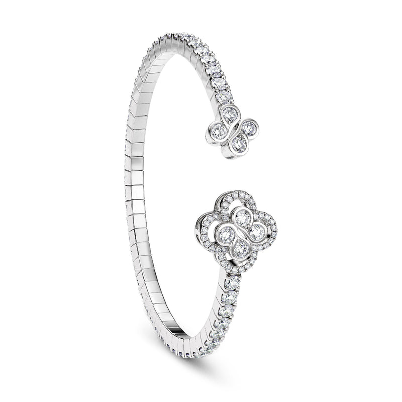 Be Boodles Platinum Diamond Bangle