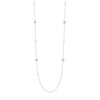 Be Boodles Long Yellow Gold Diamond Necklace
