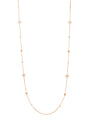 Be Boodles Long Rose Gold Diamond Necklace