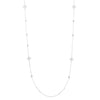 Be Boodles Long White Gold Diamond Necklace