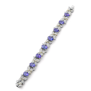 Secret Garden Verdure Tanzanite Diamond Bracelet