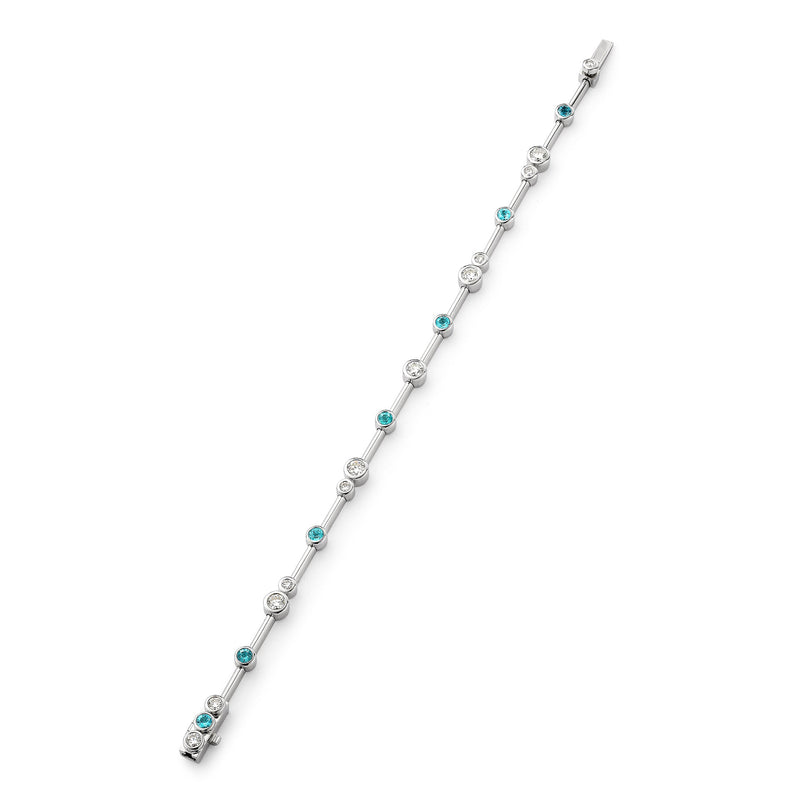 Raindance Paraiba Tourmaline Platinum Bracelet