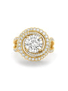 Monaco Diamond Yellow Gold Ring
