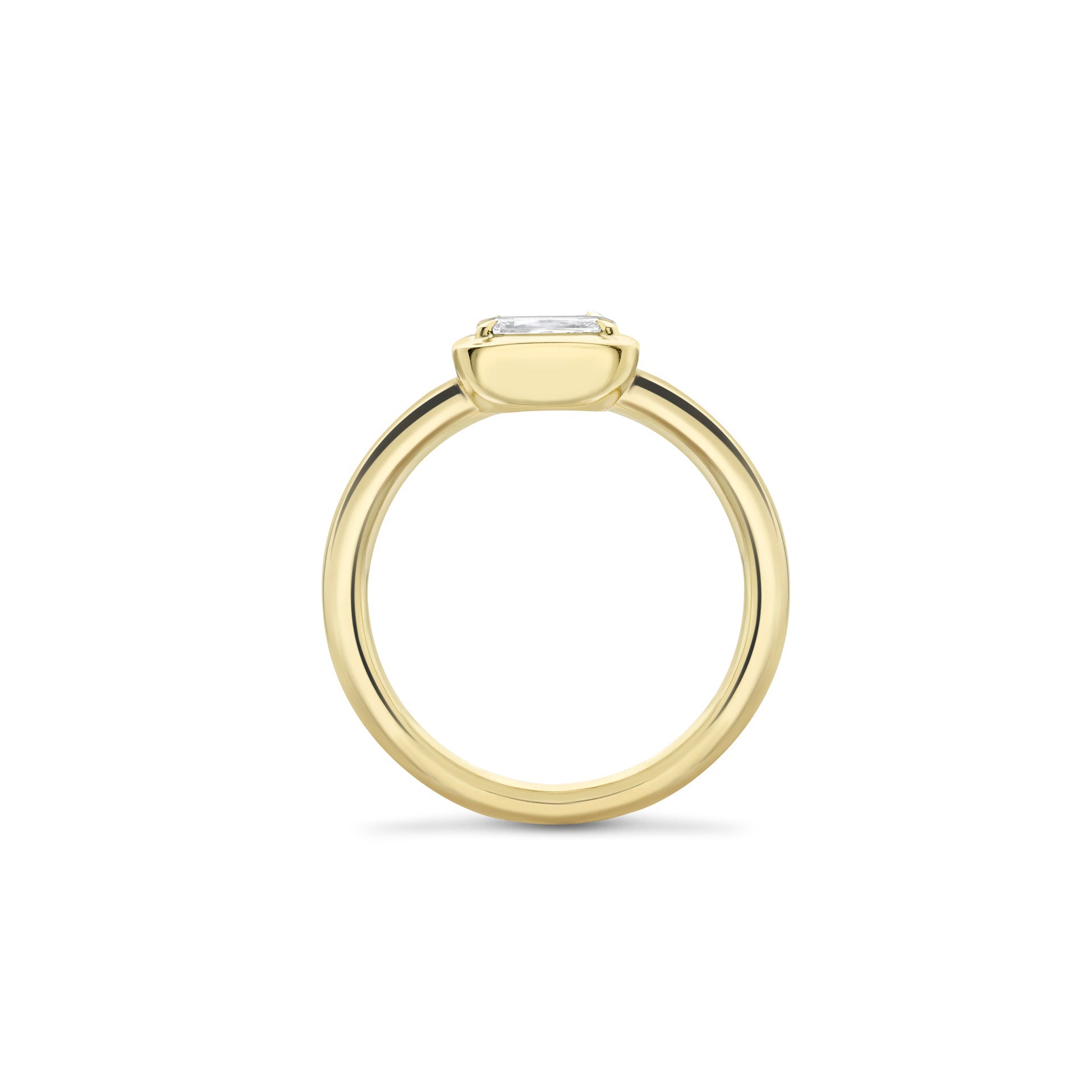 Florentine Ashoka Yellow Gold Ring