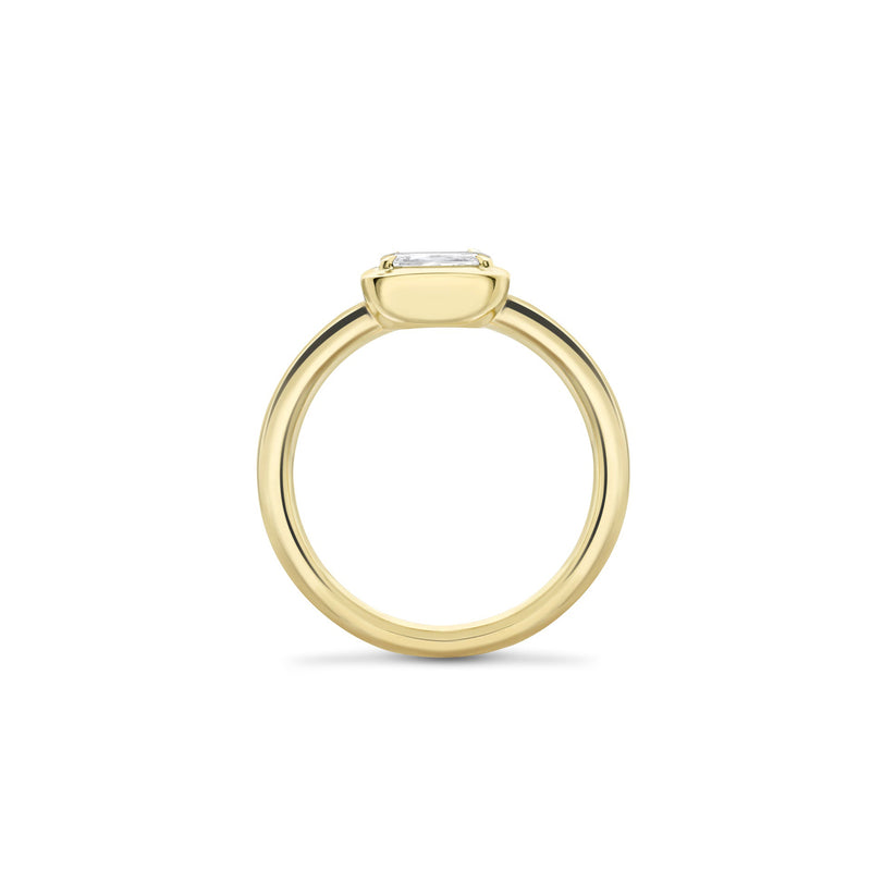 Florentine Ashoka Yellow Gold Ring