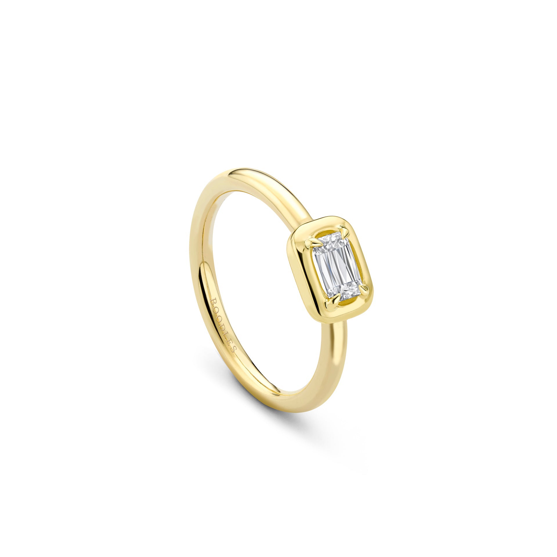Florentine Ashoka Yellow Gold Ring