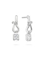 Florentine Ashoka Platinum Diamond Earrings