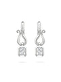 Florentine Ashoka Platinum Diamond Earrings