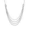 Ribbons Ashoka Platinum Diamond Necklace