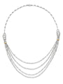 Ribbons Ashoka Platinum Diamond Necklace