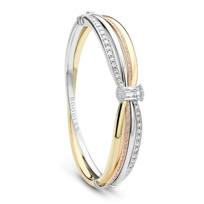 Ribbons Ashoka Diamond Bangle