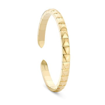 Be You Yellow Gold Arrow Bangle