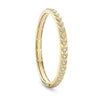 Be You Yellow Gold Diamond Bangle