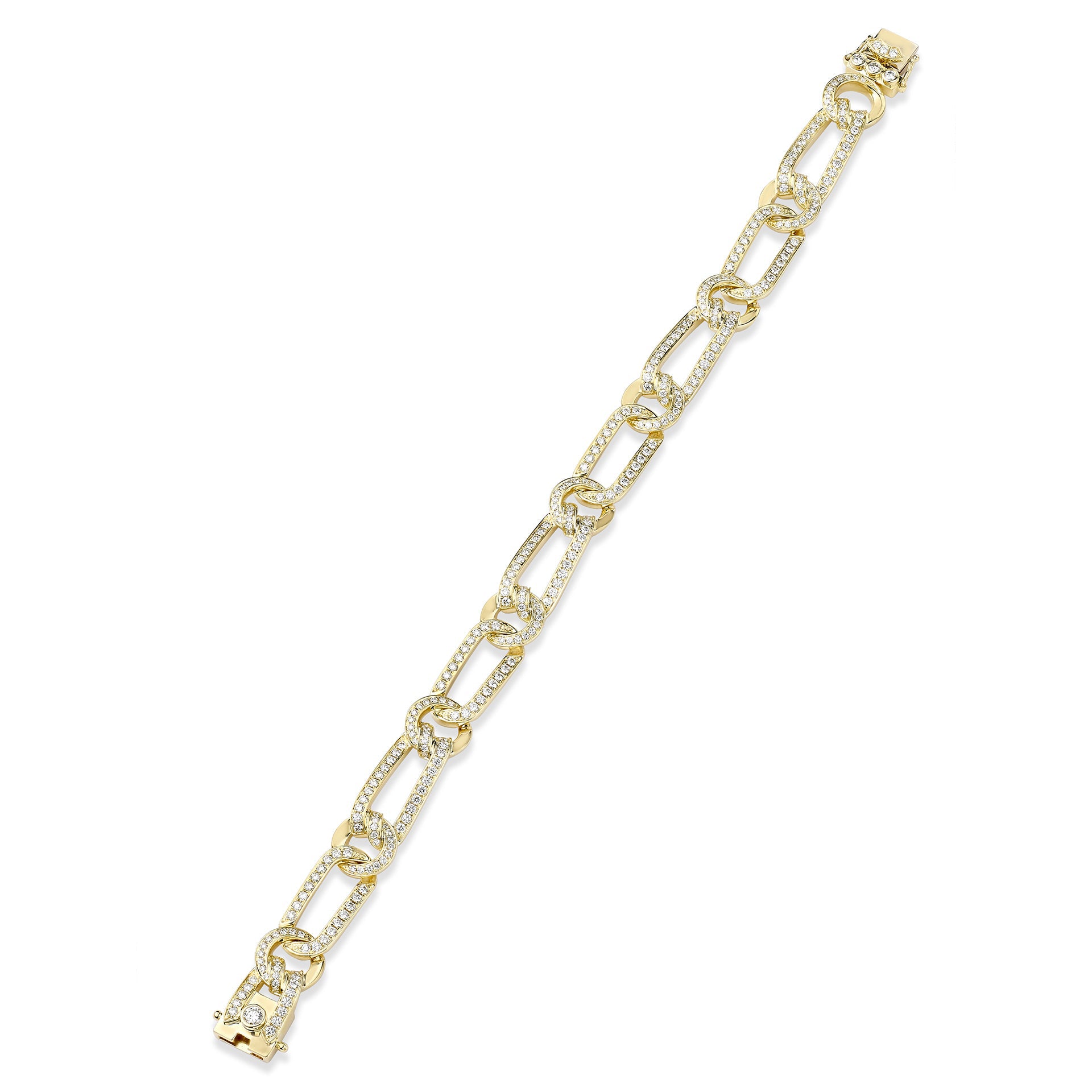 The Knot Yellow Gold Diamond Bracelet