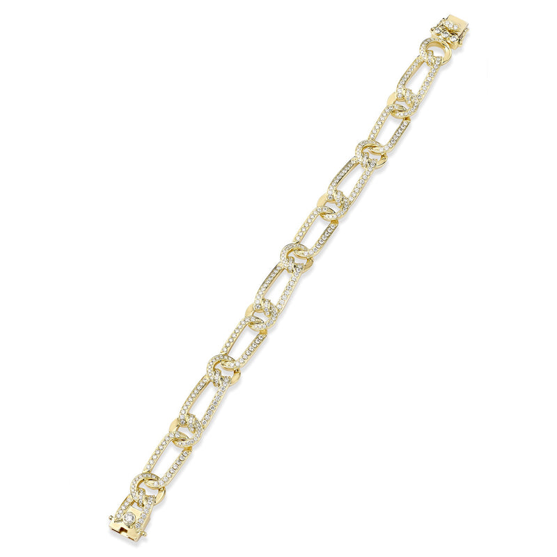 The Knot Yellow Gold Diamond Bracelet