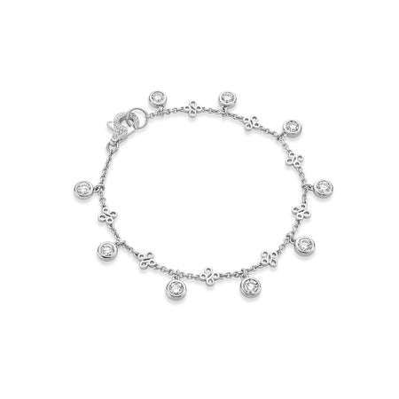 Beach Platinum Diamond Bracelet