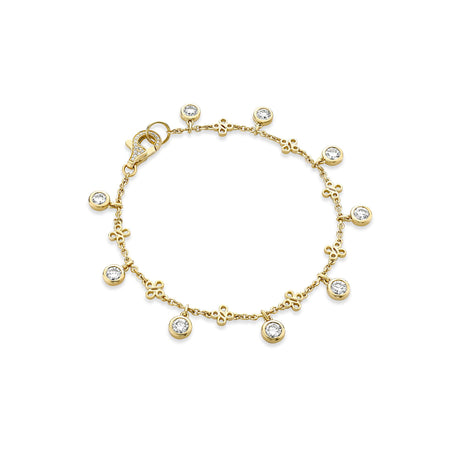 Beach Yellow Gold Diamond Bracelet