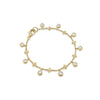 Beach Yellow Gold Diamond Bracelet