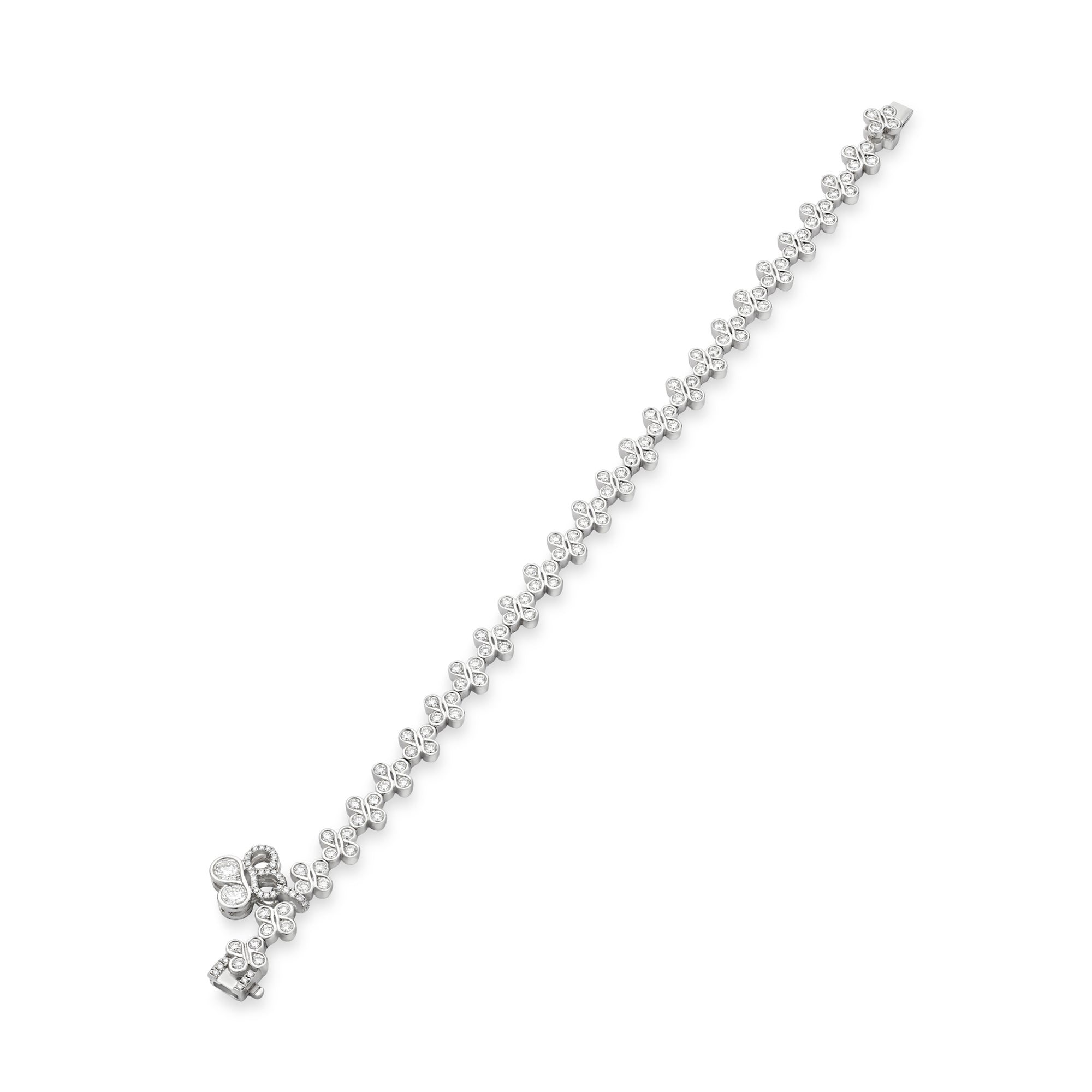 Be Boodles White Gold Diamond Bracelet