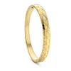 Velocity Diamond Yellow Gold Bangle