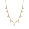Beach Medium Yellow Gold Diamond Necklace