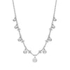 Beach Platinum Diamond Necklace