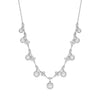 Beach Medium Platinum Diamond Necklace