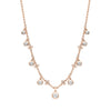 Beach Rose Gold Diamond Necklace