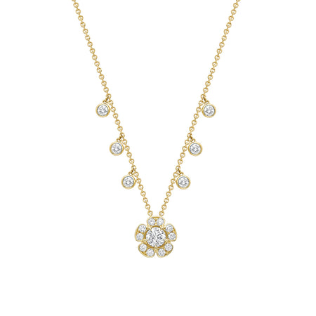 Secret Garden Medium Yellow Gold Diamond Pendant