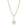 Raindance Diamond Enamel Yellow Gold Pendant