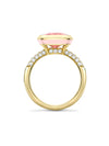 Florentine Dolce Vita Morganite Yellow Gold Ring