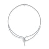 Peace of Mined Platinum Diamond Necklace