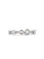 Waterfall Semi Platinum Diamond Eternity Ring