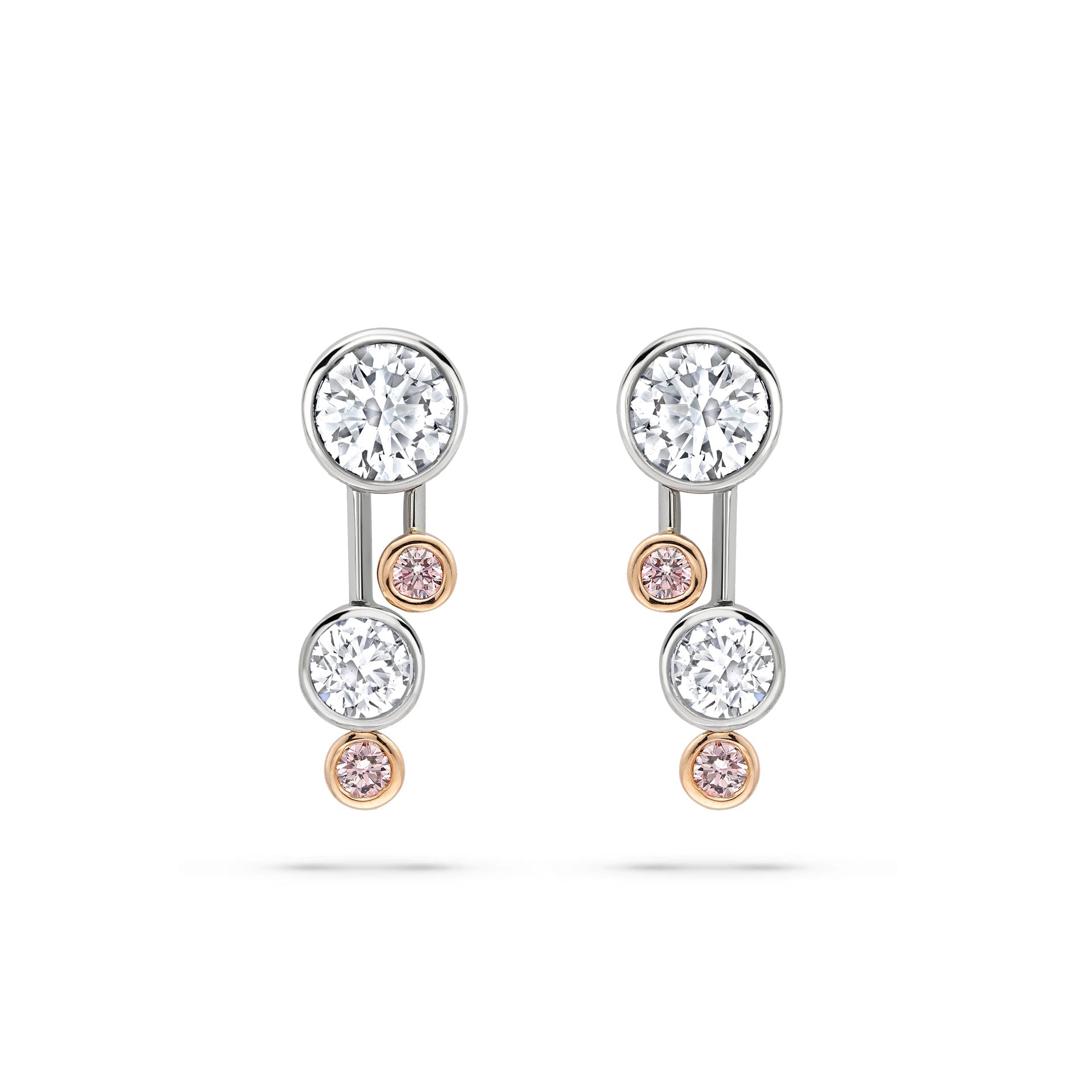 Raindance Pink Diamond Drop Earrings | Boodles