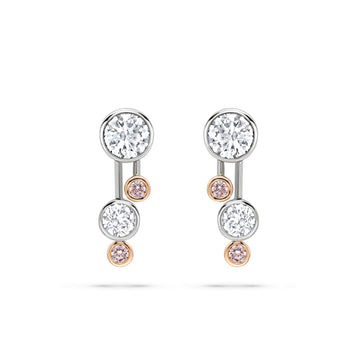 Raindance Pink Diamond Drop Earrings