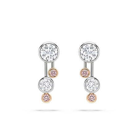 Raindance Pink Diamond Drop Earrings | Boodles