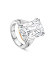 Ashoka Split Shoulder Diamond Platinum Ring
