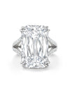 Ashoka Split Shoulder Diamond Platinum Ring