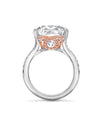 Ashoka Split Shoulder Diamond Platinum Ring
